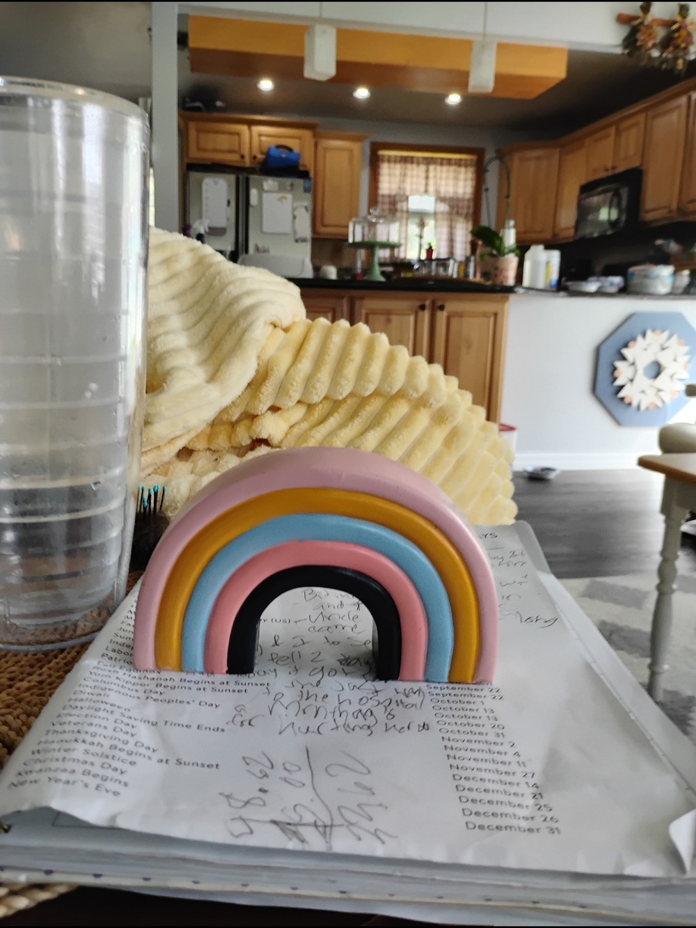 Pastel Silicone Rainbow Decor